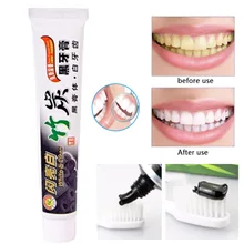 Bamboo Charcoal Toothpaste Whitening Stain Remover 100g Intensive Toothpaste for Brushing Teeth H7JP
