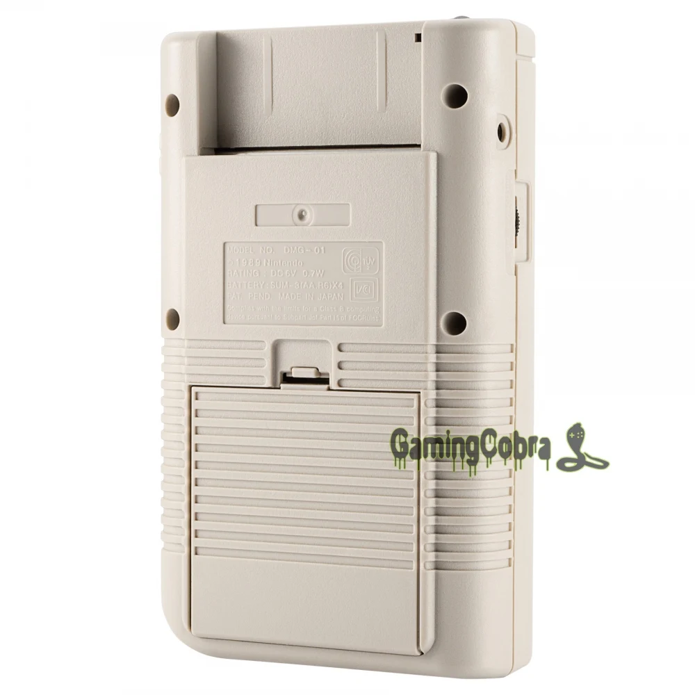 Серые однотонные полноразмерные кнопки с объективом экрана для Gameboy DMG 01 GBF010|housing