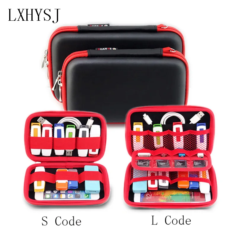 

Travel data cable package USB Electronic Digital Storage Package Mobile Phone Power Bank Data Line Organizer Travel Accessories