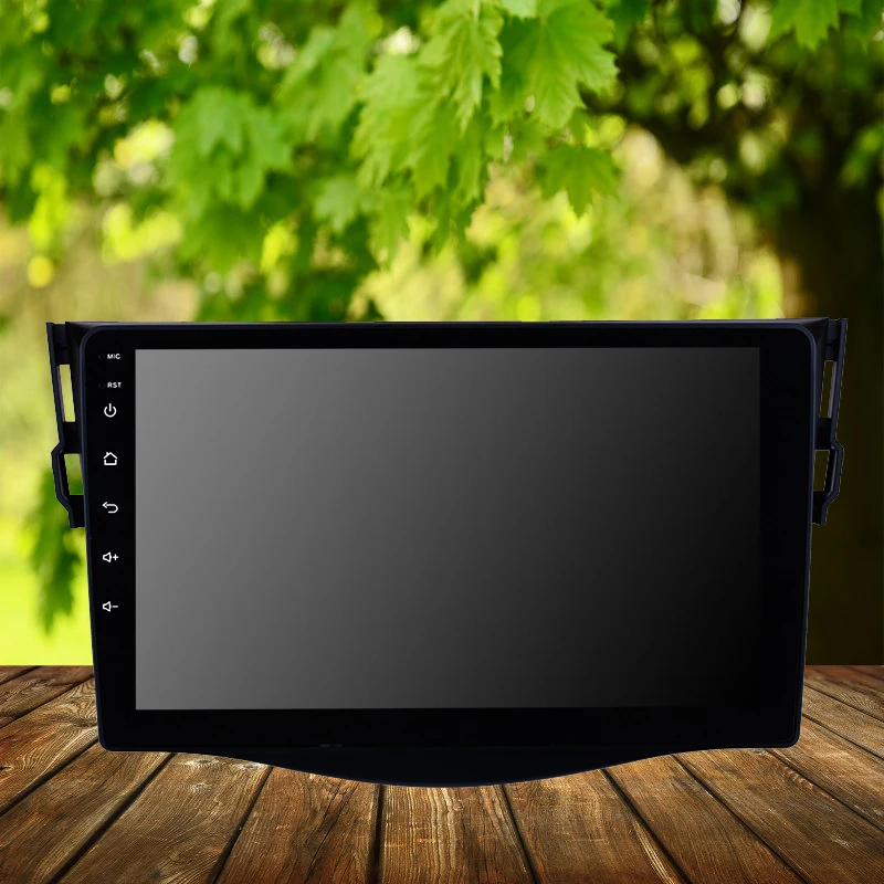 Fit for Toyota RAV4 2007 2013 car GPS Bluetooth Radio Android 8.1 4-core CPU 2.5D tempered explosion-proof HD screen Head Unit
