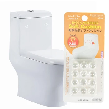 

24Pcs/Set Hot Sale Transparent Anti Slip Silicone Shock Absorber Soft Cushion For Closestool Furniture Accessories Wholesale