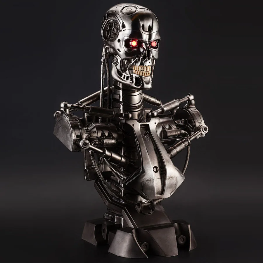 Ogrm Replica Resin Terminator T800 Bust Statue 1 1 Scale Skull