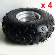 4pcs 145 70 6 Front Rear Wheel Rim Tyre Tire 50 110 125cc Quad Bike ATV