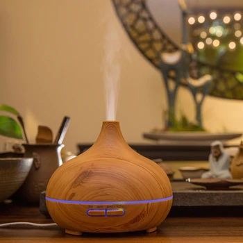 

300ml Essential Oil Aroma Diffuser Aromatherapy LED Ultrasonic Liquid Air Fresheners US Plug