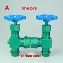 Стеклянный уровень кран игольчатый клапан давление вентиль для манометра клапан 201/304 нержавеющая сталь углеродистая сталь DN15/DN20/DN25
