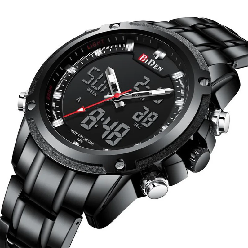 

Mens Quartz Analog Military Watch Luxury Brand Fashion Sport Wristwatch Waterproof Stainless Steel Male Clock Relogio Masculino