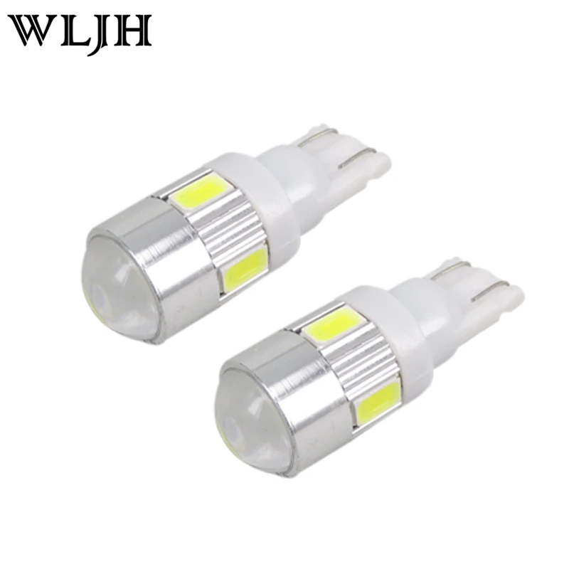 2 шт. Led T10 W5W Автомобильный 6SMD 5730 SMD высокомощный парковочный светильник для Toyota