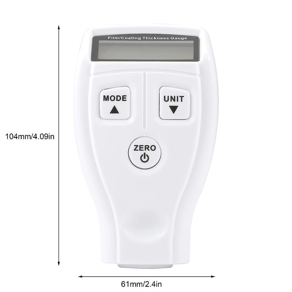 Mini Portable Paint Film Meter Tester Coating Measure Thickness Gauge Digital Portable Mini Thickness Gauge Tester