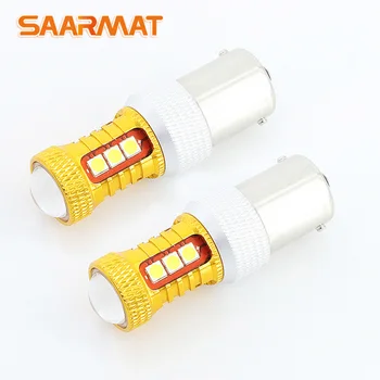 

2 x LED 1156 ba15s Car Reverse Lights P21W T15 T20 7440 white Led Bulbs T20 7443 1157 BAY15D 1156 P21W red lights Brake Lights