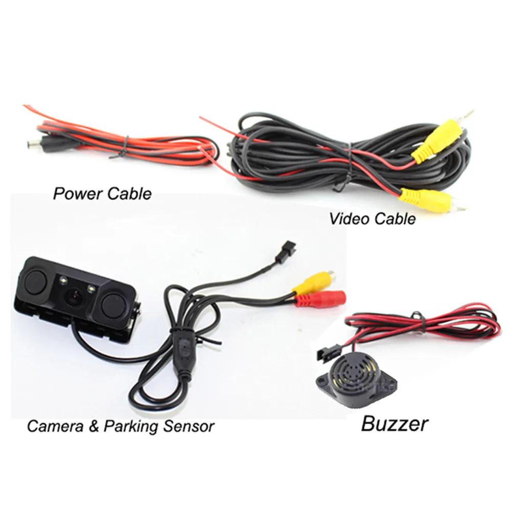 

Chip Sensor Car Reverse Rear View With Guide Line DVD GPS NAV CAMERA For TOYOTA HIACE / Fortuner #YL1