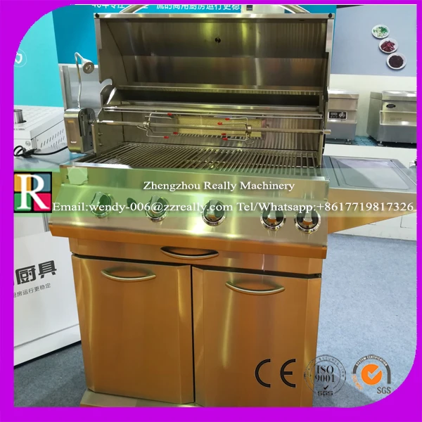 

three gas port number direct manufacture economic Eco-friendly large-scale grill barbecue for meat BBQ