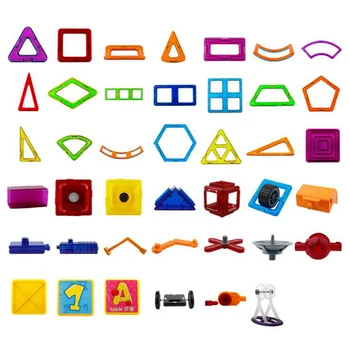 

3D DIY Magnetic Designer Building Blocks Educational Toys Magnetic Blocks Accessories Creative Bricks Models Toys For Children