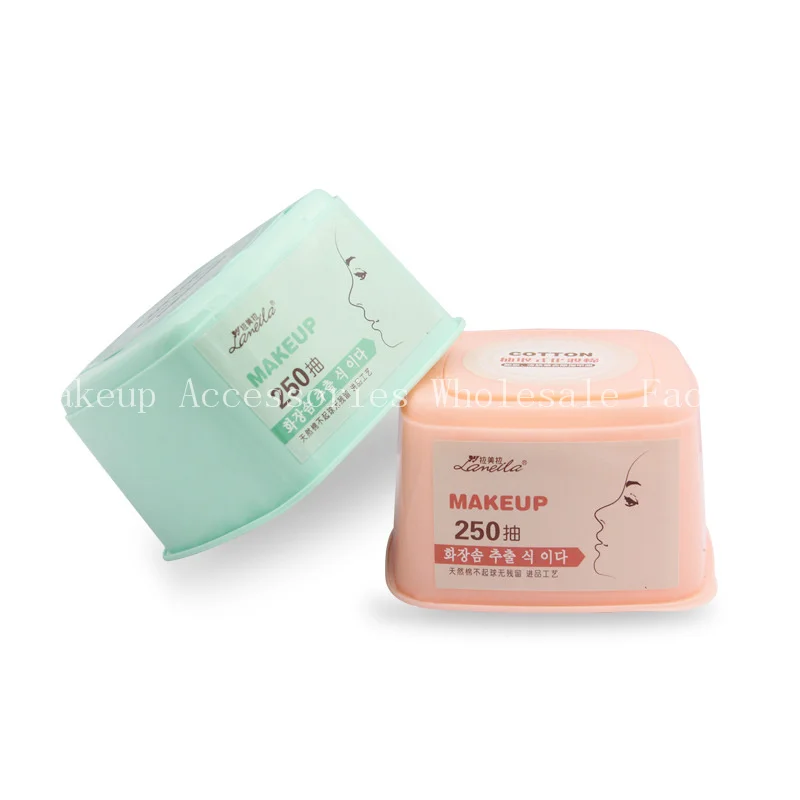 120box Disposable Makeup Boxed Remover Pads Facial Cleansing Cotton