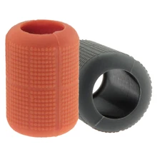 Серый оранжевый цвет мягкий силиконовый гель покрытие рукоятки машинки для татуажа для 22-25 мм прочный Противоскользящий профессиональный тату машина пистолет ручка поставка