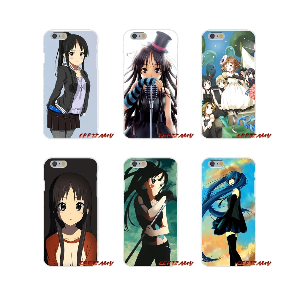

For Samsung Galaxy S3 S4 S5 MINI S6 S7 edge S8 S9 Plus Note 2 3 4 5 8 Accessories Phone Shell Covers Mio Akiyama k-on Anime