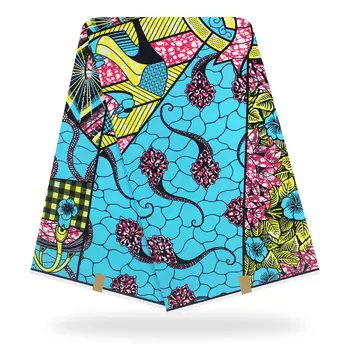 

african wax prints fabric veritable print 100% cotton 6 yards/pcs guarantee real wax for patchwork sewing