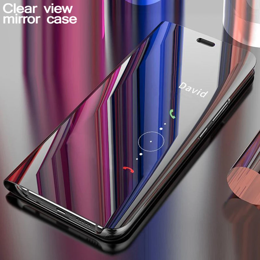 

Mirror Flip Case For Samsung Galaxy Note 10 Plus 9 8 A 50 40 60 70 80 90 M 30 20 10 S10 e S9 S8 J4 J6 Plus A9 A7 2018 Stand Case