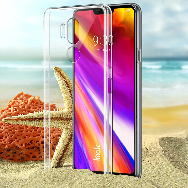Imak Для LG G7 ThinQ прозрачный Кристальный чехол PC Прозрачный износостойкий жесткий