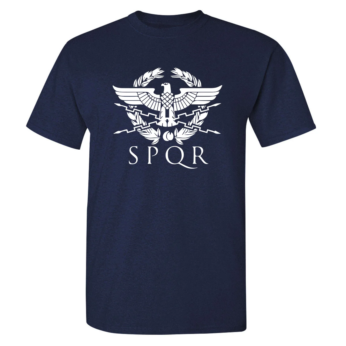 

Short Sleeve T Shirt Men 2019 Summer Fashion SPQR Roman Gladiator Imperial Golden Eagle Harajuku Men's T-shirts Streetwear Top