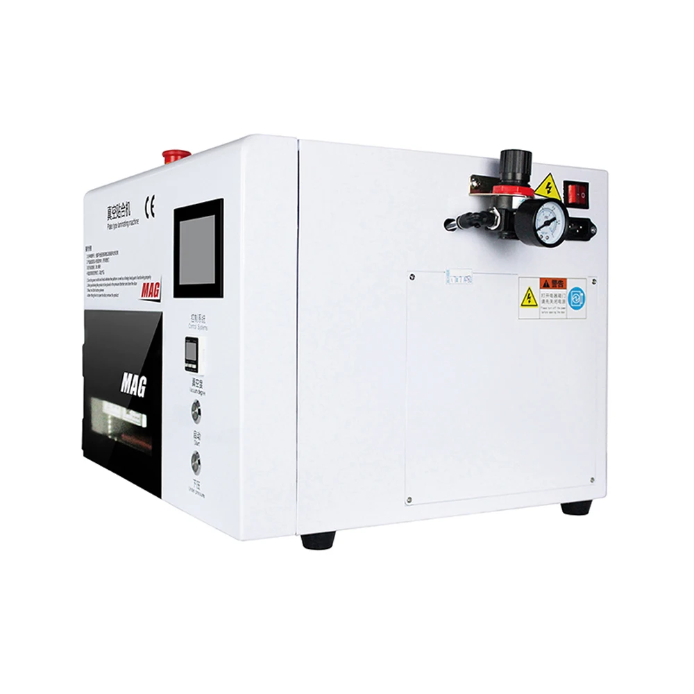  HZ-MAG OCA Vacuum Laminating Machine With Bubble Remover For LCD Repairing For iPhone Samsung LCD T