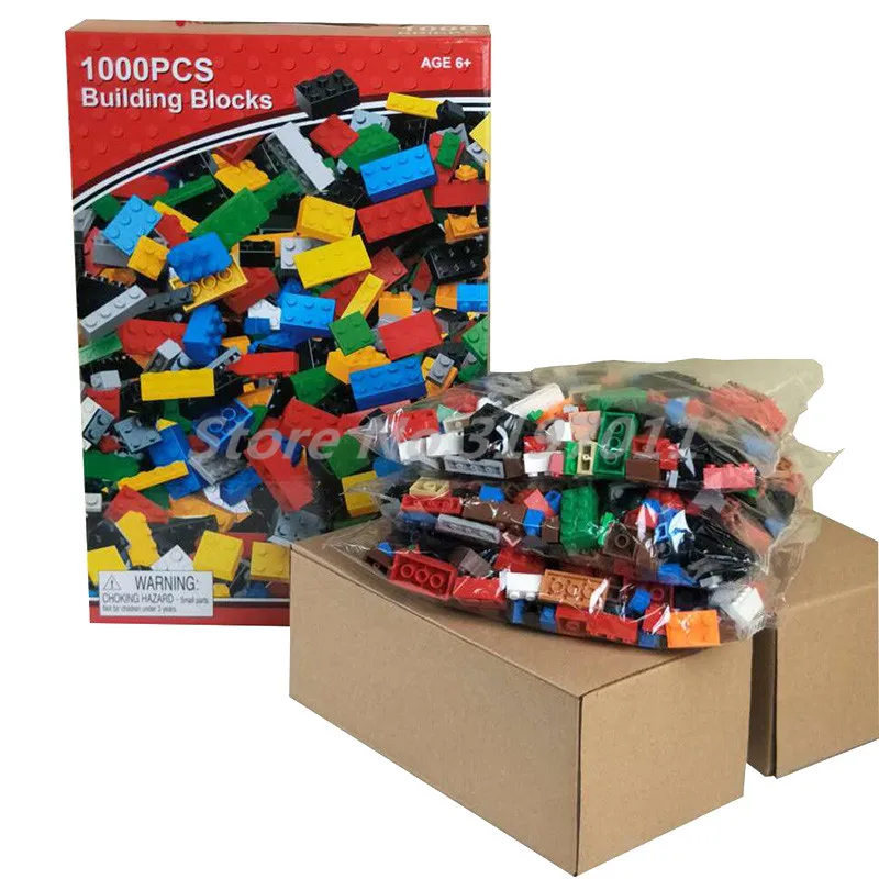 

1000pcs Designer Creative Educational Assemble DIY Building Blocks Figures Model Bricks For Kids Toys Compatible With Legoings