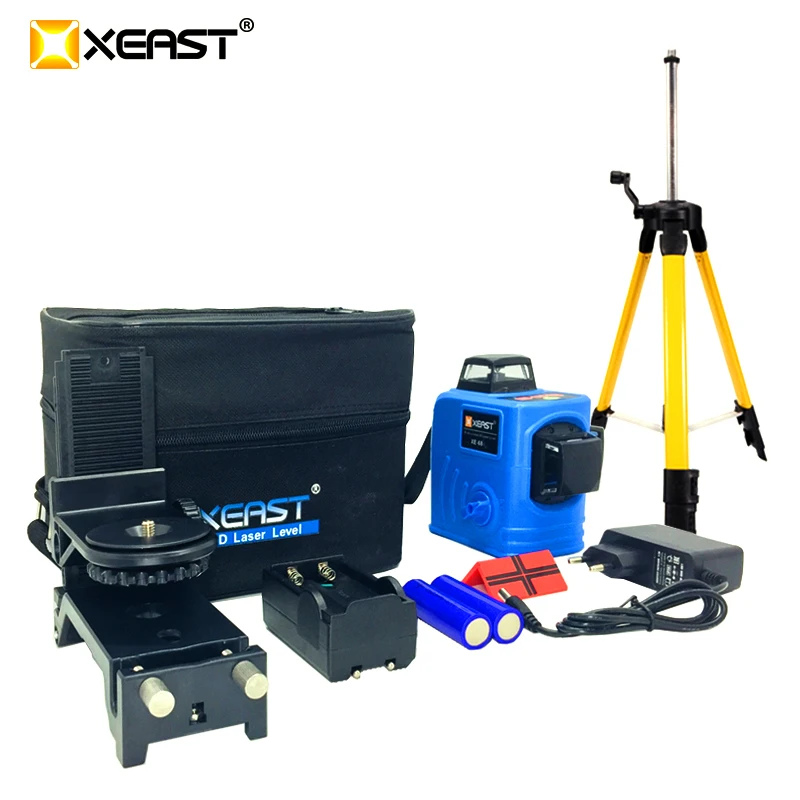 XEAST 12 Linien 3D Laser Ebene Selbst Nivellierung Vertikale und Horizontale Laser Ebene 360 Grad Grün Laser Linie Indoor/Outdoor Stativ XEAST 12 Linien 3D Laser Ebene Selbst Nivellierung Vertikale und Horizontale Laser Ebene 360 Grad Grün Laser Linie Indoor/Outdoor Stativ