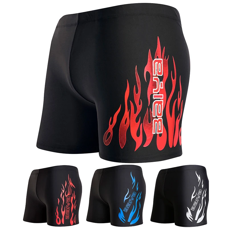 Brand Swimwear Men Swim Shorts Racing Swimsuit Men Swimming Trunks