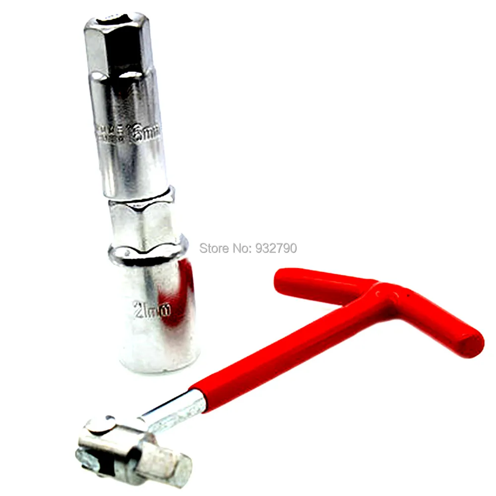 T Bar Spark Plug Wrench Set Removal Tool 16mm 21mm Socket T Handle