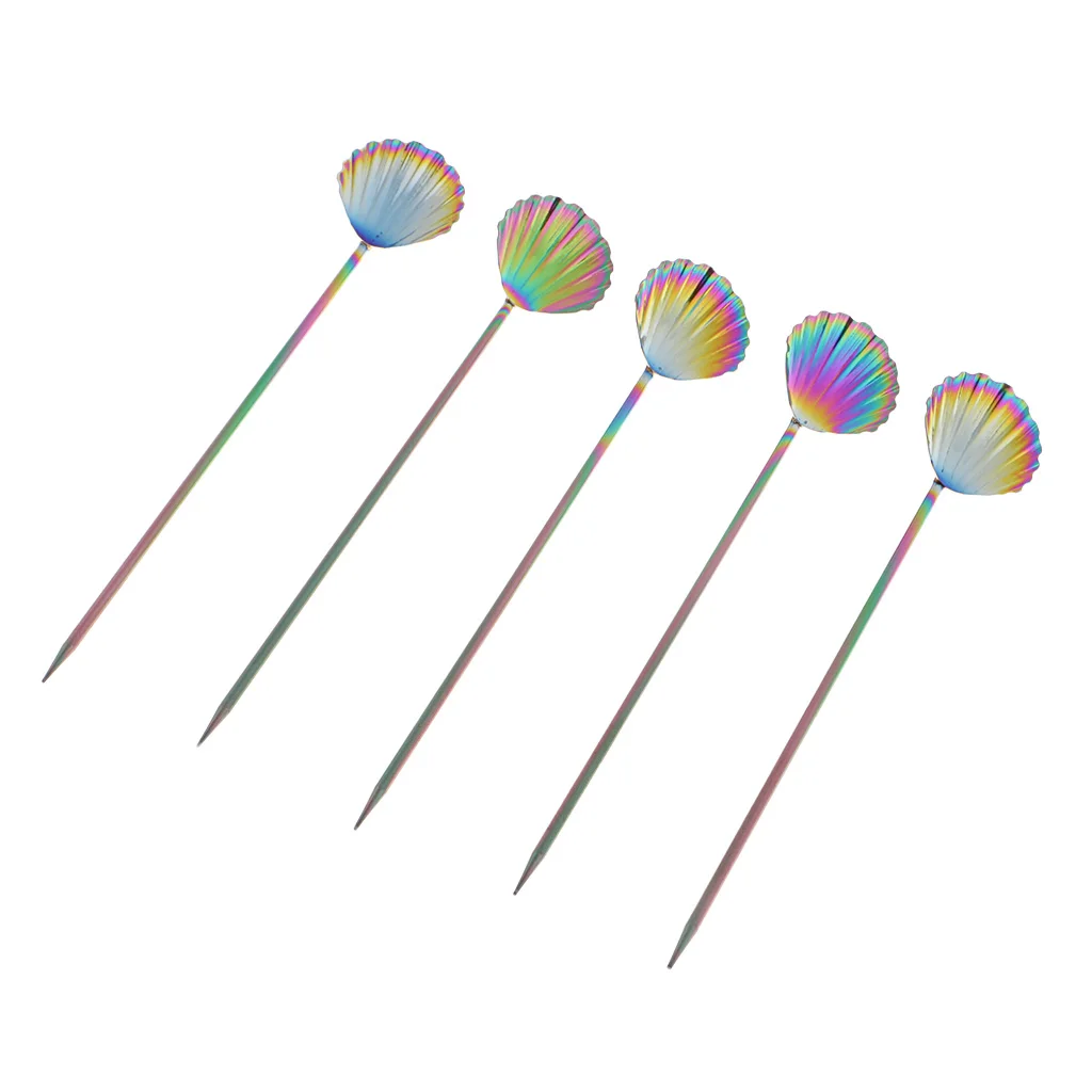 MagiDeal Buffet Cupcake Fruit Fork Cake Dessert Salad Sticks Food Drinks Picks for Party Supplies Tableware Serveware