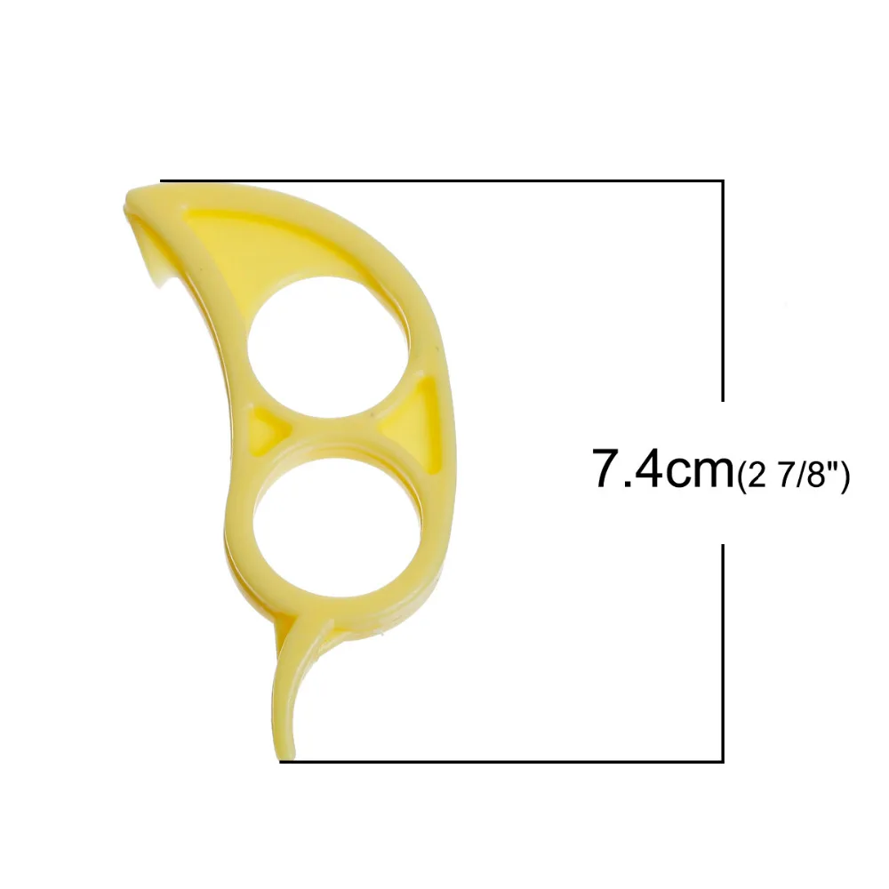 Plastic Orange Peelers Zesters Lemon Grapefruit Fruit Slicer Opener Cutter Kitchen Gadgets At Random 7.4x3.4cm 1PC - Image 6