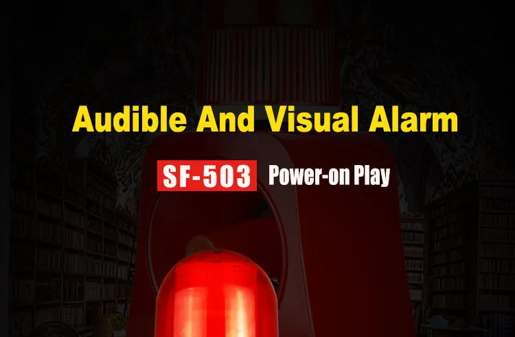 Sinal de Aviso Audível e Visual Anunciador para Alerta de Segurança 120db ao ar Beacon Buzina Sirene Livre Alarme 12 v 24 220 Luz 2 Sinal de aviso beacon luz buzina sirene