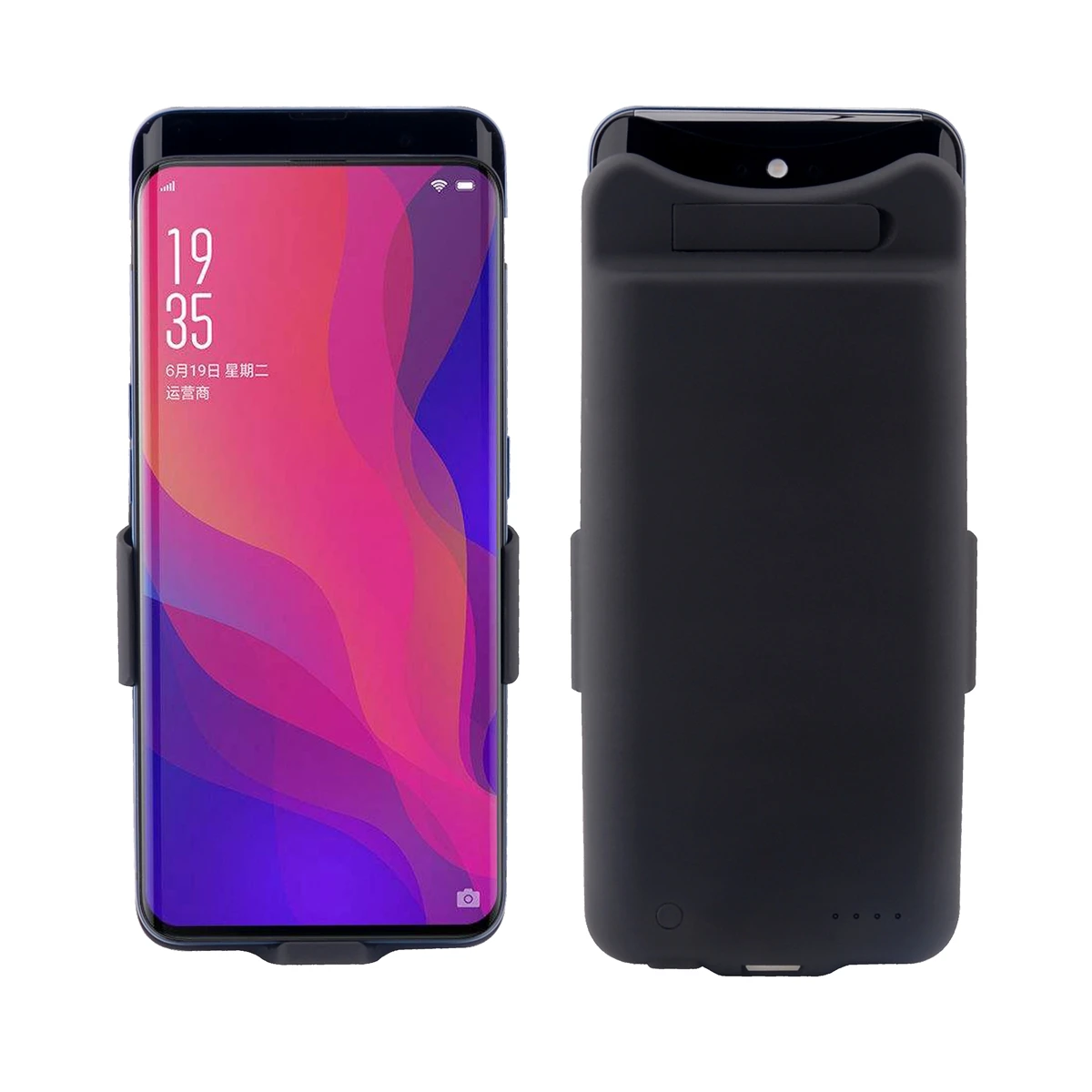 CASEWIN 7500 мАч чехол для зарядного устройства для OPPO find X чехол внешний резервный внешний аккумулятор чехол для зарядки чехол для зарядного устройства