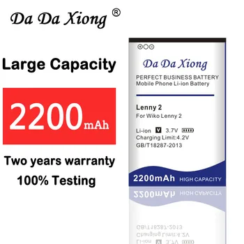 2200mAh Replacement Battery For Wiko LENNY 2 Bateria Mobile Phone High Quality