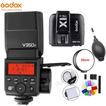 Godox V350F TTL 1/8000 s HSS 2.4G Transmissor de Flash Speedlite Sem Fio Slave Master com X1T-F para Fuji câmera X-Pro2 X-T20 X-T2