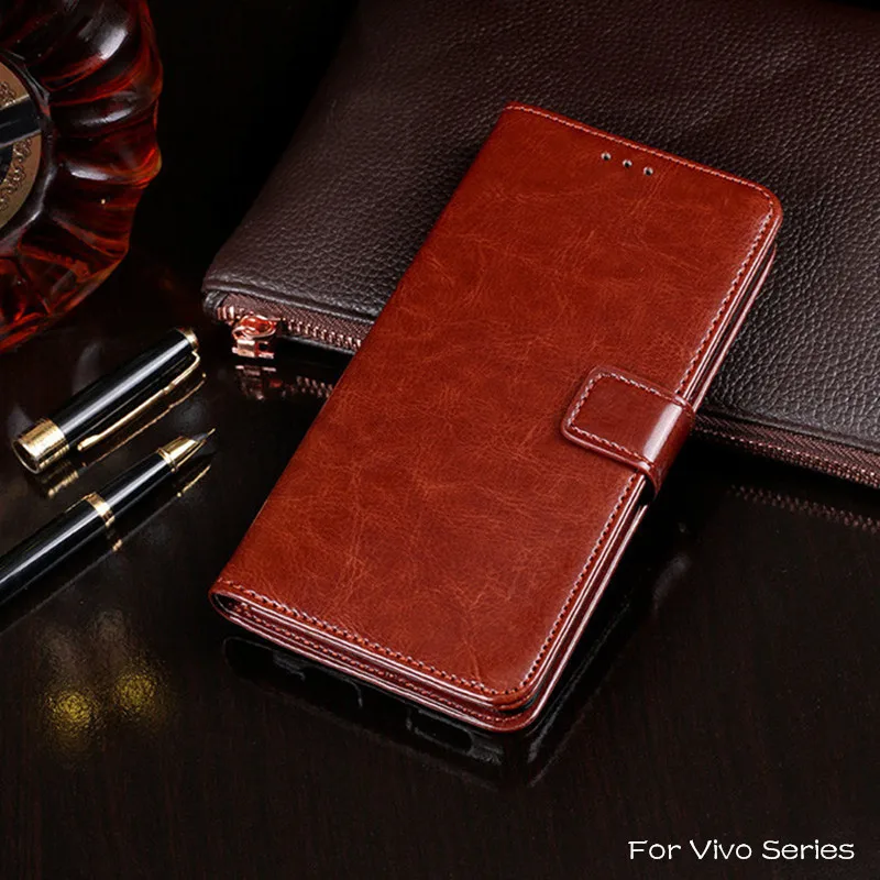 

Phone Bags Fundas For Vivo Y71 Case Flip PU Leather Case For Vivo Y91 Y91i Y71 Y81 Y97 V11i Y83 V11 Pro Cover Card Slot Coque