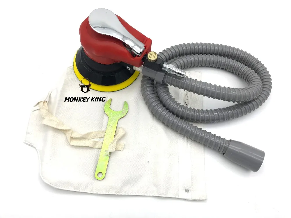 150mm Pneumatic Orbital Air Sander Burnish Polishing  Tool Machine (7)