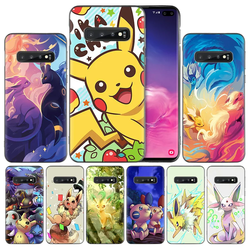 

cartoon pokemons Silicone Case Cover for Samsung Galaxy A50 A80 A70 A60 A40 A30 A20 A20e A10 A9 A8 A7 A6 Plus 2018 M30 M20 M10