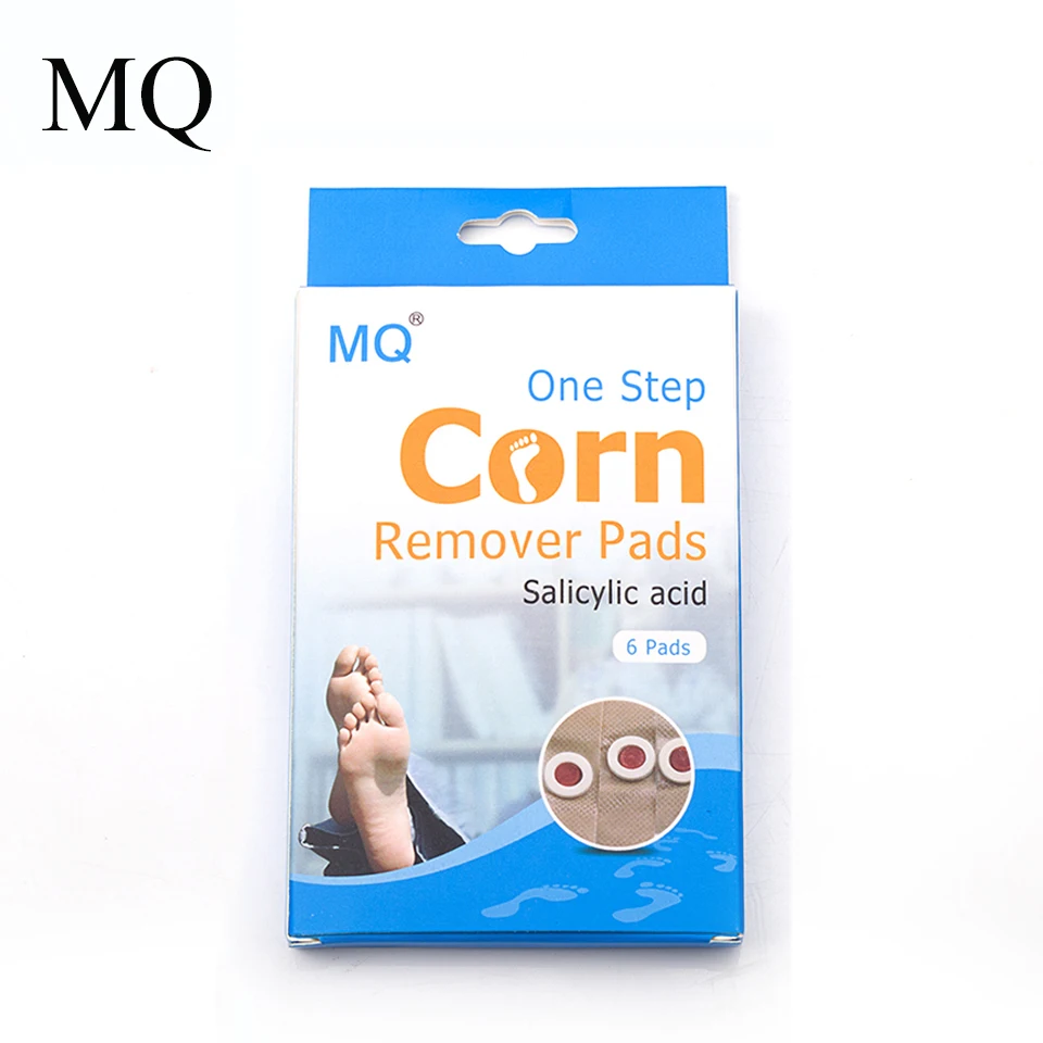 Mq 6pcsbox Toe Corn Pads Remover Pads Feet Care Medical Plaster Foot