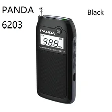 PANDA 6203 зарядка радио маленький портативный карманный мини TF карта MP3