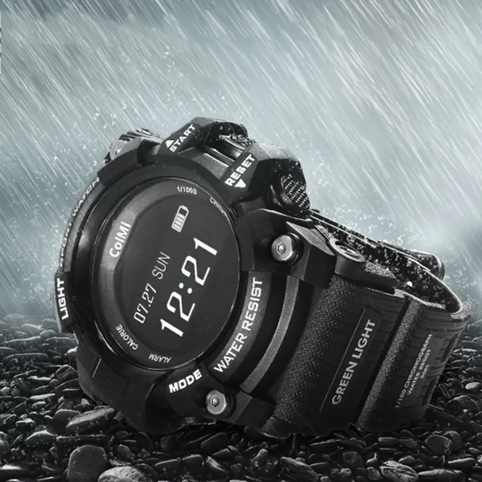 

T1 Smart Watch Display Heart Rate Monitor Message Call Reminder