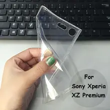 Тонкий кристально прозрачный мягкий ТПУ чехол для задней панели защитная кожа для sony Xperia XZ Premium/Dual G8141 G8142 5,5"