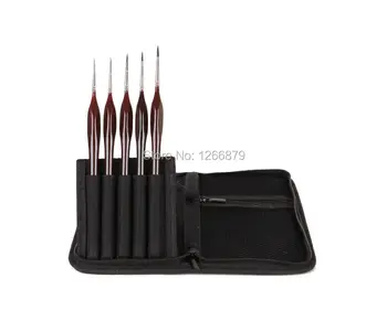 

high quality paint brushes acrylic watercolor brushes 856 5 pcs set kolinsky hair acrylic handle