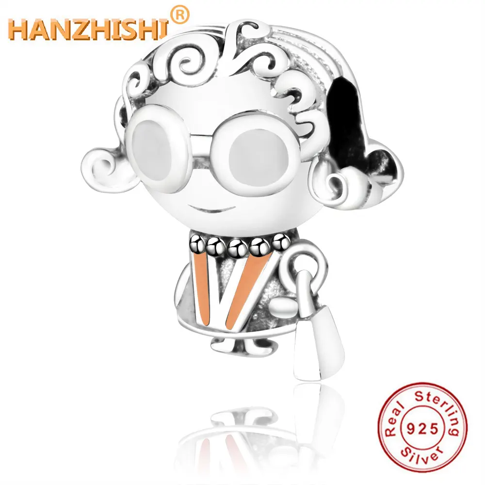 

Fit Original Pandora Charm Bracelet 925 Sterling Silver Bead Charm Grandma & Handbag Beads Diy Jewelry Wholesale Price Fow Women