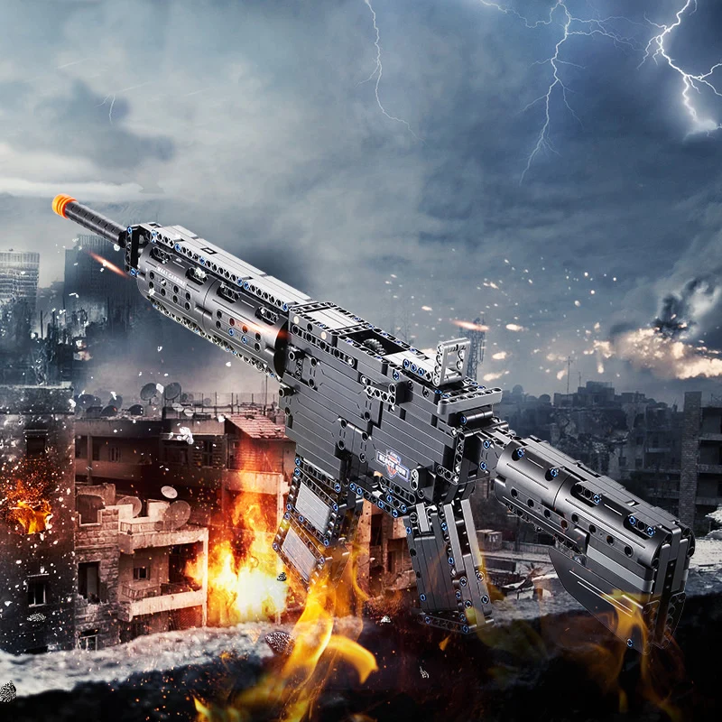 AWP Revolver Pistol GUN SWAT Technic Military Army Model Building Blocks Brick Weapon Compatible Toys For Boys WW2