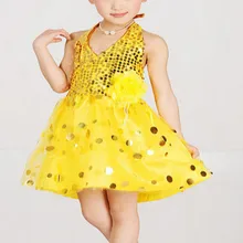 10 шт./лот с блестками короткое платье с открытой спиной Холтер платье Латинской производительности милые платье для танцев