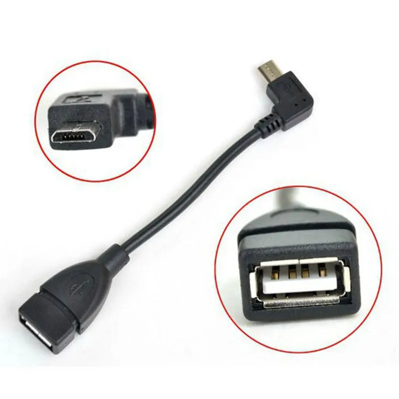 5 шт. переходник OTG для кабеля Micro USB Pin папа-USB 2 0 A мама | Компьютеры и офис
