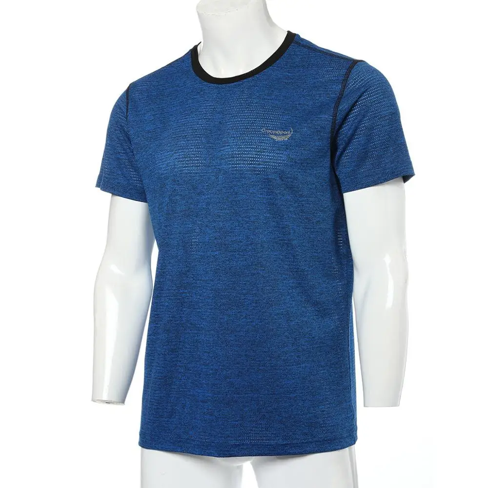 

Crocosport Summer Men Cotton Sweater Shirt Gym Fitness Top Male Breathable Trainers Short Sleeve Sport TShirt Quick Dry Top