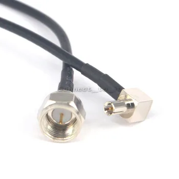 

100 Pieces shipping by DHL RF Coaxial F Male to TS9 Male Rightangle Connector USB Modem Adapter Extension Cable 15CM RG174