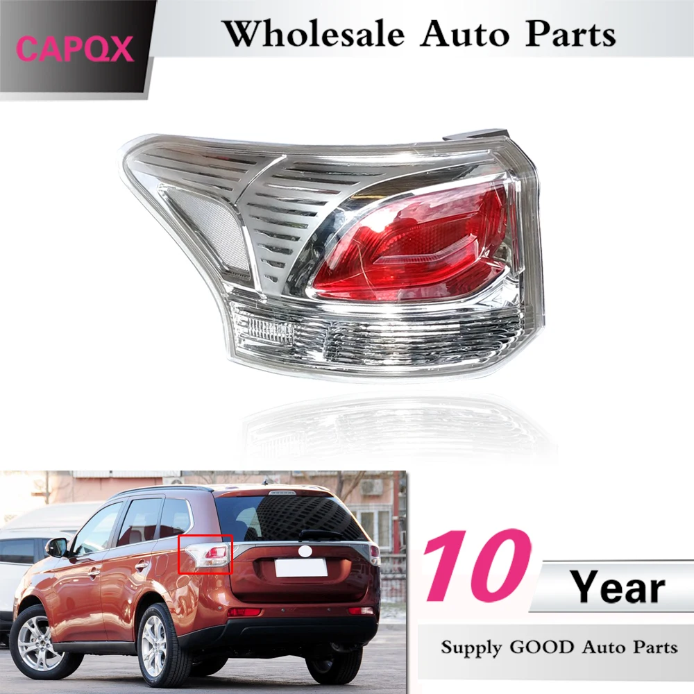 

CAPQX For Mitsubishi Outlander 2013 2014 Rear Light Tail Light Assembly Rear Brake Taillight Car Accessories Tail Lamp