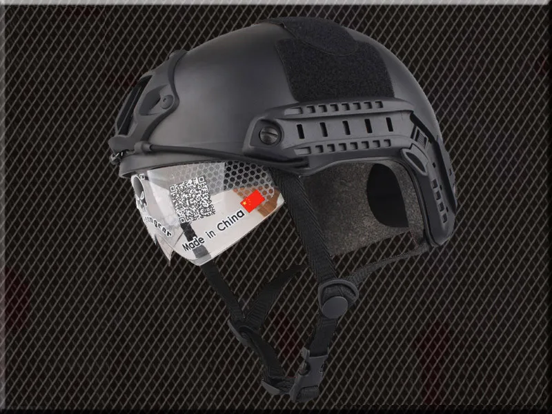 EMERSON шлем VER 3 быстро защитные шлемы с тактическими защитными Goggle MH Тип велосипедные мотоциклетные шлемы черный загар